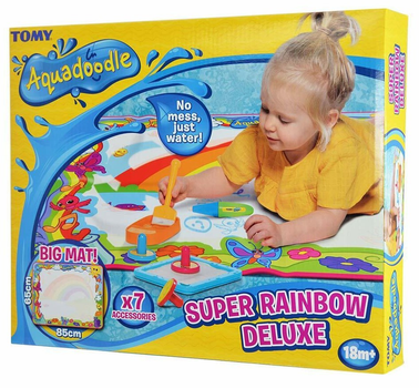 Килимок для малювання водою Tomy Aquadoodle Super Rainbow Deluxe (5011666727724)