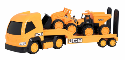 Автотранспортер Teamsterz JCB Mega з машинками (5050841607512)