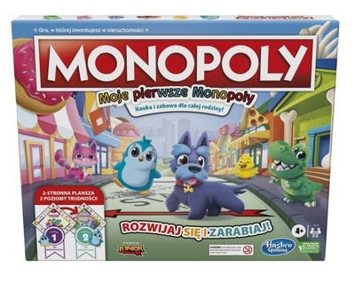 Gra planszowa Hasbro Junior Moje pierwsze Monopoly (5010993940004)