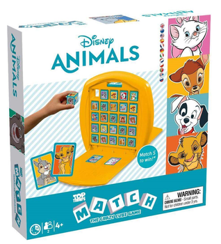 Настільна гра Winning Moves Disney Animals Top Trumps Match The Crazy Cube Game (5036905035828)