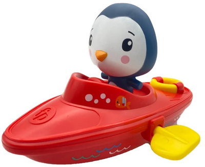 Zabawka do kąpieli Fisher-Price Łódeczka Pingwin (4897091811594)