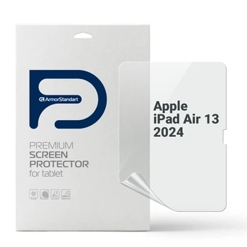 Гидрогелевая пленка на планшет ArmorStandart Apple iPad Air 13 2024 противоударная защита стекла прозрачная (ARM76341)