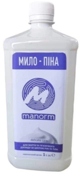 Мило-піна Manorm Чистолайн Софт Пом'якшувальне для миття рук 1 л (4820136731618)