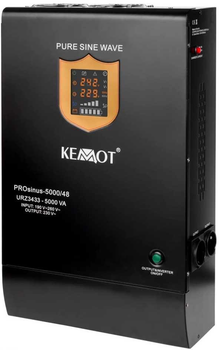 Источник бесперебойного питания (ИБП) Kemot PROsinus-5000/48 ( 48V 230V 3500/5000W) (Черный)