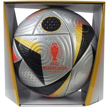 Мяч футбольный Adidas EURO24 Fussballliebe Final OMB IS7436 №5 Серебристый