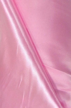 Атлас не стрейчевый розовый 72г/м2 150см 1пог.м