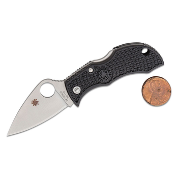 Складаний ніж Spyderco Manbug Lightweight Leaf black MBKLFP