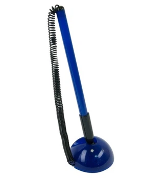 Ручка шариковая на подставке Buromax Blue DeskPen 0.7 мм (BM.8141-01)