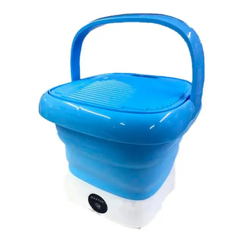 Портативная мини стиральная машина ведро MP-2690 Cиняя