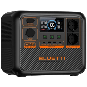 Зарядна станція Bluetti AC70P / 1000 Вт / 864 Вт⋅год / LiFePO4