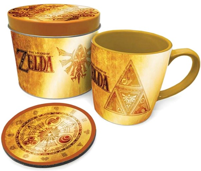 Zestaw prezentowy Pyramid Zelda kubek 325 ml + podkładka + ozdobna puszka (5050293860756)