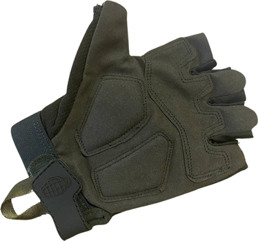 Тактические перчатки Kombat Kombat UK Alpha Fingerless Tactical Gloves Оливковые XL (kb-aftg-olgr-xl)