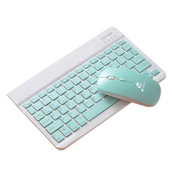 Беспроводная Клавиатура и Мышь JEQANG JB-350 Bluetooth charging Цвет Зеленый