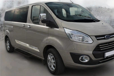 Ford Tourneo Custom 2012- Накладки на зеркала (пластик) 2 шт, (6450042)