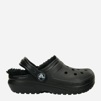 Дитячі крокси для хлопчика Crocs Classic Lined Clog Kids 207010-060 28-29 Чорні (191448702202)