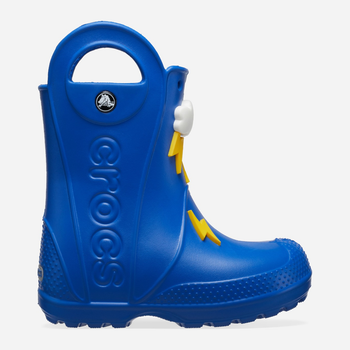 Kalosze chłopięce Crocs Handle It Lightning Bolt Rain Boot Kids 210027-4KZ 29-30 Ciemnoniebieskie (196265679676)