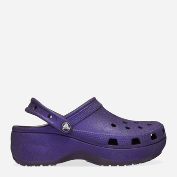 Жіночі крокси Crocs Classic Platform Glitter Clog W 207241-5AS 38-39 Фіолетові (196265748198)