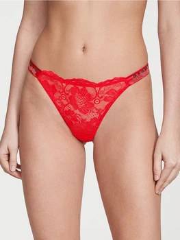 Трусики стринги женские Victoria's Secret 892582023 M Красные (1159809757)