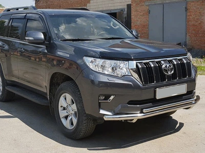 Передній захист ST014 (нерж) 60/60 мм для Toyota Land Cruiser Prado 150 2009-2023 рр