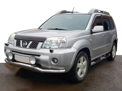 Передній захист ST007 (нерж) для Nissan X-trail T30 2002-2007 рр