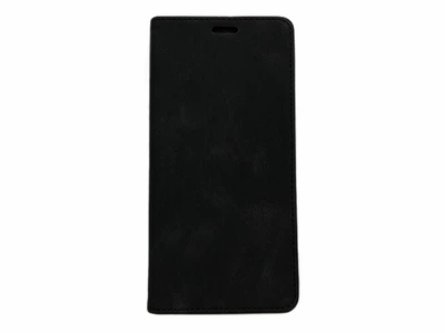 Защитный чехол-книжка K'try для OnePlus 9 Pro черный, из матовой искусственной кожи со слотами для карт