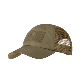 Бейсболка тактична з сіткою Helikon-Tex BBC VENT Cap - PolyCotton Ripstop - Оливковий