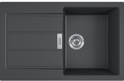 Кухонная мойка FRANKE Sirius 2.0 S2D 611-78 (143.0621.190) тектонайт чёрная