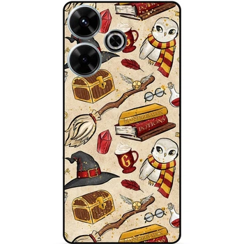 Чохол силіконовий бампер Candy для Tecno Pova 6 Neo з картинкою Gryffindor Гріфіндор Гаррі Поттер Harry Potter