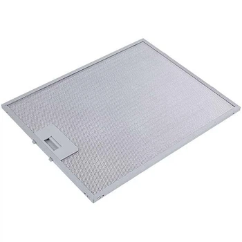 Жировой фильтр для вытяжки 283x355x8mm, металлический, универсальный, под защелки 283x355x8mm