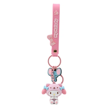 Брелок Hello Kitty Май Мелоди с животным (11541) (10-597611)