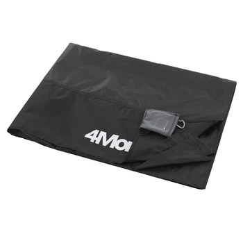 Ковдра для пікніка (кишенькова) -COMPACT POCKET BLANKET 4Monster (Нейлон, покриття водонепроникне, PL чохол, р-р 110х160см (M), чорний) (T-PBL-160_Чорний)