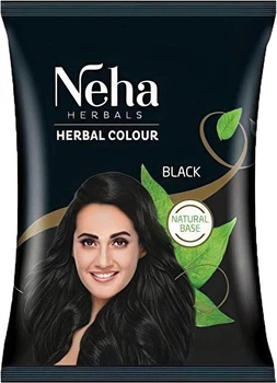 Фарба-хна індійська для волосся НЕХА NEHA HENNA 20 г Чорна