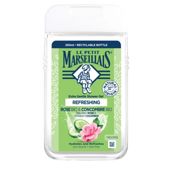 Гель для душа Le Petit Marseillais Огурец и роза освежающий гель для тела 250 мл