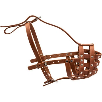 Намордник для собак Collar жесткий (мастино, бульмастиф, ротвейлер большой) коричневый (06206)
