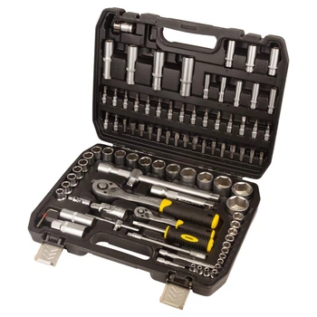 Набор торцевых насадок и бит Sigma 1/4", 1/2" 94 шт CrV mid (6003761)
