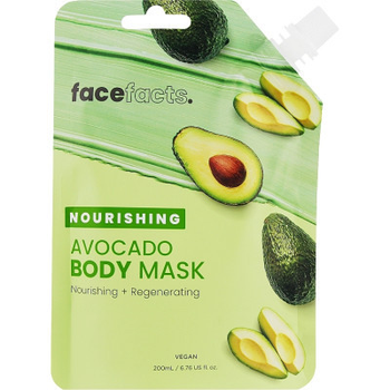 Маска для тела Face Facts Nourishing Avocado Body Mask Питательная из авокадо 200 мл (5031413928808)