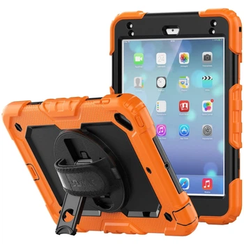Чехол ARM Cover Apple iPad mini 1 2 3 (7.9" экран) противоударный с ремнём и подставкой 360° Orange
