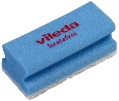 Губка Vileda Professional Мінімальна жорсткість білий абразив 15 x 7 см блакитна 1шт