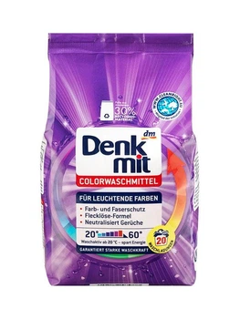 Порошок для прання DenkMit кольоровий 20 прань 1350 г (4010355484086)