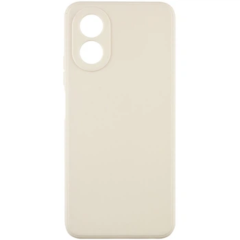 Силиконовый чехол Epik Candy Full Camera для Oppo A78 4G Бежевый / Antique White