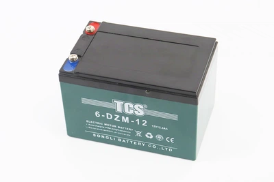 Мото аккумулятор TCS 12 Вольт 12Ah 6DZM-12 кислотный