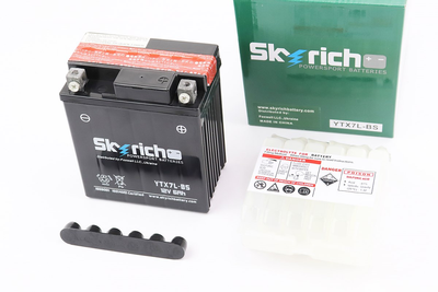 Мото аккумулятор Skyrich 12 Вольт 6Ah YTX7L-BS кислотный