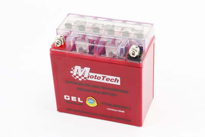 Мото акумулятор Mototech 12 Вольт 9Ah 12N9-BS гелевий