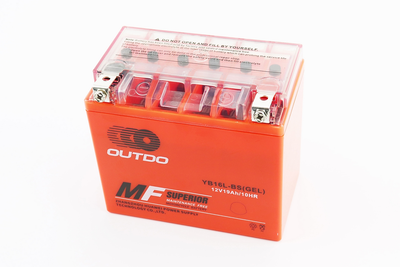 Мото аккумулятор OUTDO 12 Вольт 19Ah YB16L-BS гелевый