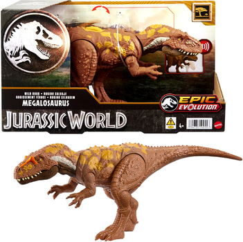 Figurka dinozaura Mattel Jurassic World Wild Roar Megalozaur (0194735192557)