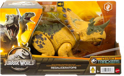 Figurka dinozaura Mattel Jurassic World Wild Roar Regaliceratops 13 cm (0194735116287)