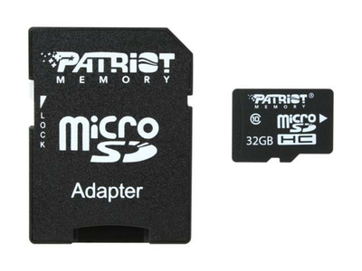 Карта памяти Patriot LX Series 32Gb class 10 (adapter SD) PSF32GMCSDHC10