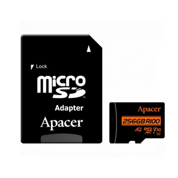 Карта памяти Apacer (AP256GMCSX10U8-R) + SD адаптер
