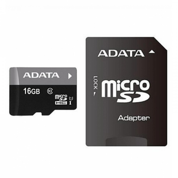 Карта памяти A-DATA Premier 16Gb Class 10 (R-100Mb/s) (adapter SD)