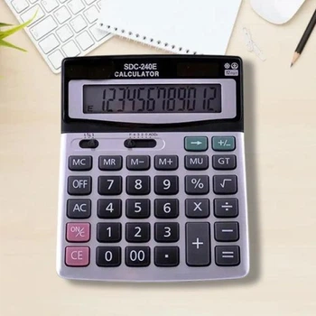 Настольный электронный калькулятор Citizen SDC Z40E с 12-ти разрядным LCD и солнечной панелью
